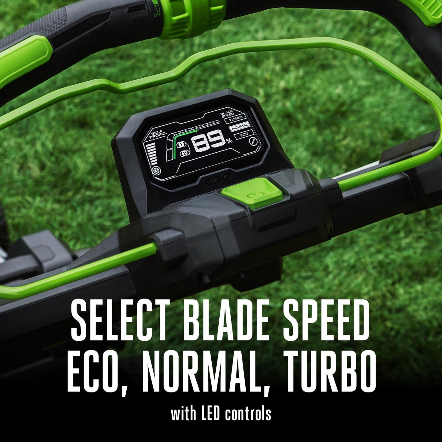 EGO POWER+ Electric Lawn Mower, Self-Propelled Cordless with Select Cut and Touch Drive, Includes (2) 56V 6.0Ah Batteries and Rapid Charger - LM2134SP-2