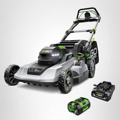 EGO POWER+ Electric Lawn Mower, Self-Propelled Cordless with Select Cut and Touch Drive, Includes (2) 56V 6.0Ah Batteries and Rapid Charger - LM2134SP-2