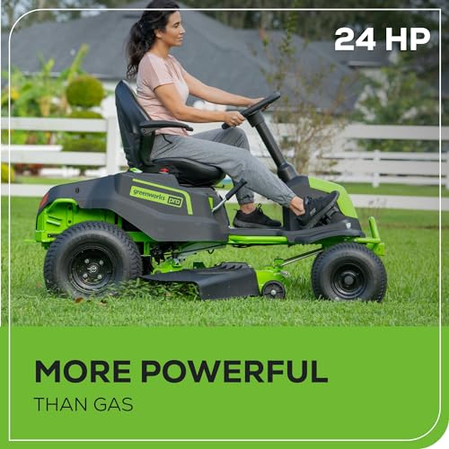 Greenworks 60V 60" Zero Turn, (2) 20.0Ah + (4) 10.0Ah Batteries + Wall Charger