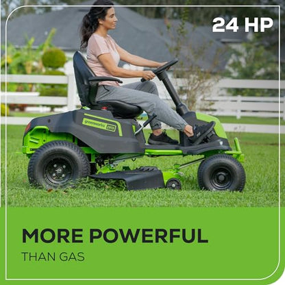 Greenworks 60V 60" Zero Turn, (2) 20.0Ah + (4) 10.0Ah Batteries + Wall Charger