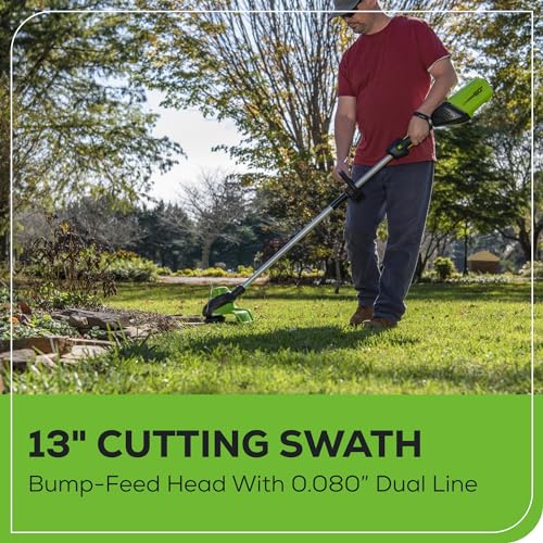 Greenworks 80V 21" Brushless Cordless (Self-Propelled) Lawn Mower (75+ Compatible Tools), 4.0Ah Battery and 60 Minute Rapid Charger Included