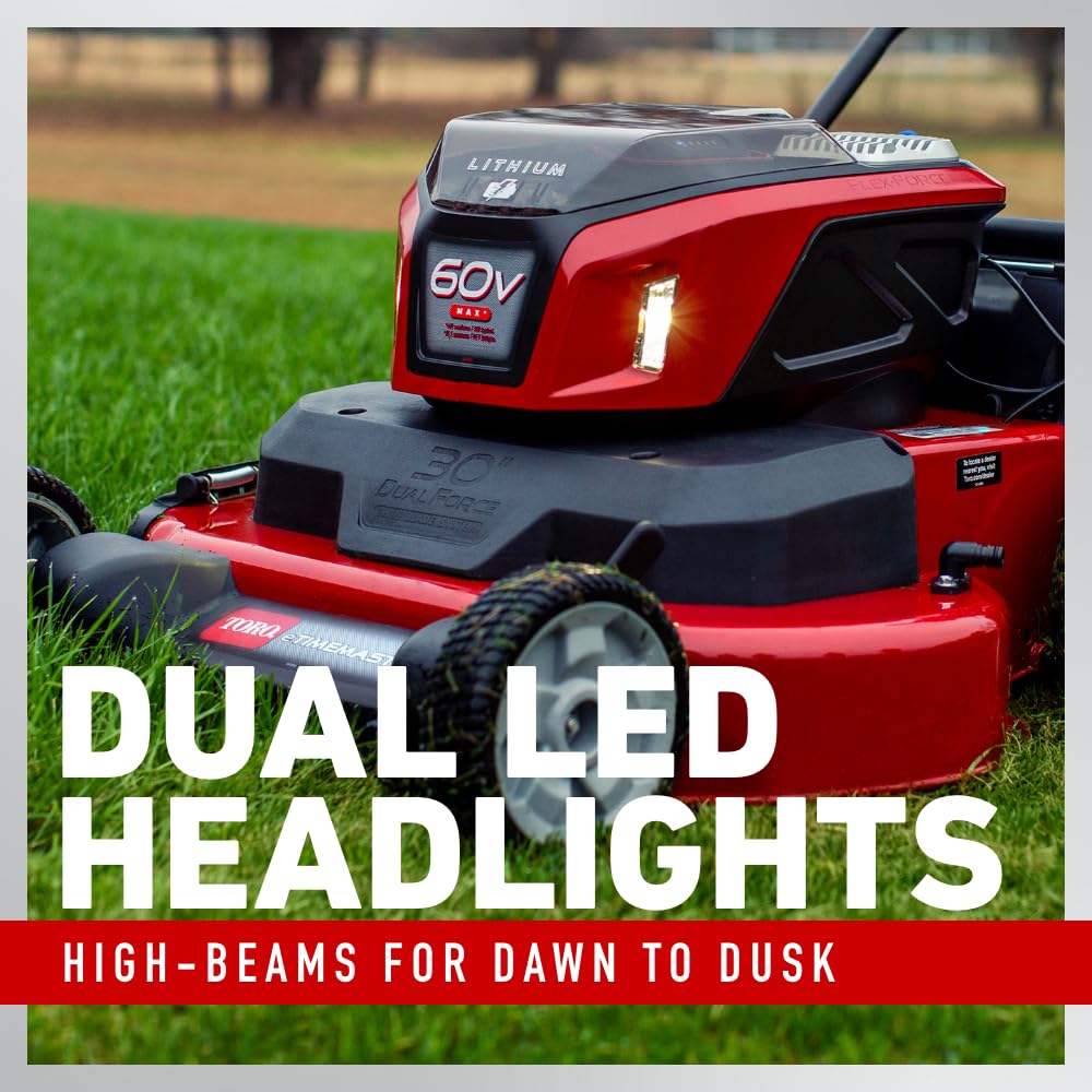 Toro 60V MAX* 30 in. eTimeMaster® Personal Pace® Lawn Mower - Battery/Charger Not Included