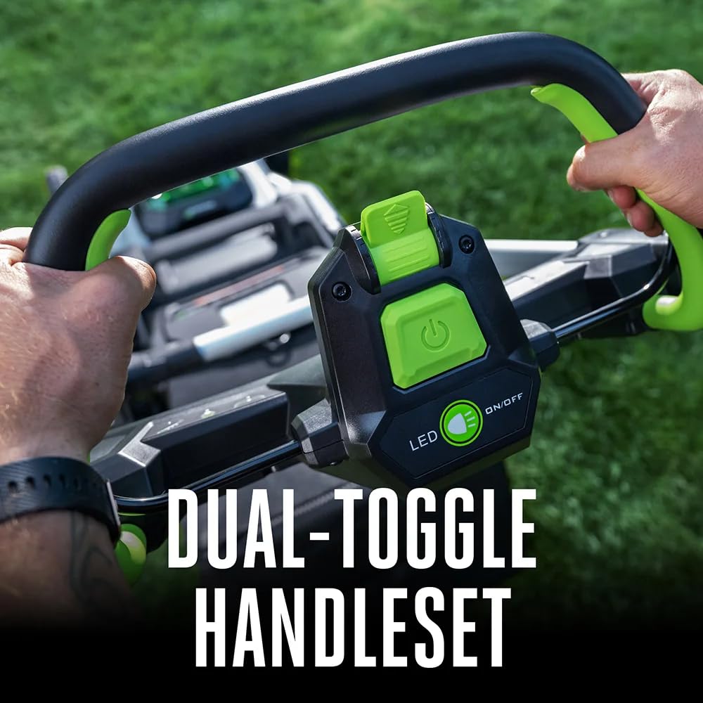 EGO POWER+ Electric Lawn Mower, Self-Propelled Cordless with Select Cut and Touch Drive, Includes (2) 56V 6.0Ah Batteries and Rapid Charger - LM2134SP-2