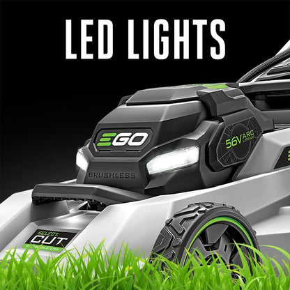 EGO Power+ LM2206SP 56-Volt 22-Inch Aluminum Deck Select Cut Self-Propelled Cordless Lawn Mower with 10.0Ah Battery, 700W Turbo Charger Included Plus Extra BA2800T 5.0Ah Battery