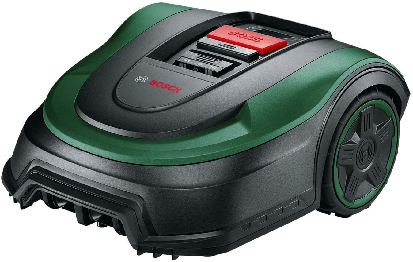 Bosch Robotic Lawnmower Indego M 700 (with 18V battery, docking station included, cutting width 19 cm, for lawns of up to 700 m², in carton packaging)