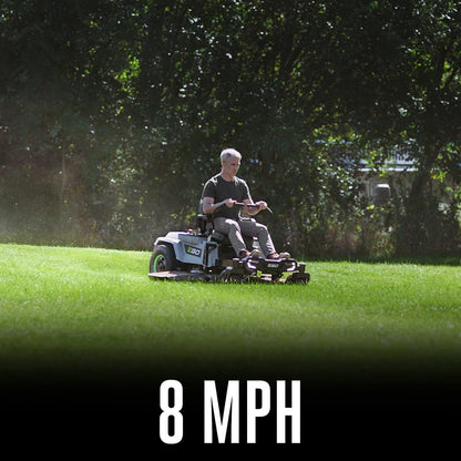 EGO POWER+ Z6 Zero Turn Riding Lawn Mower, 42" Deck, Includes (6) 56V 6.0Ah Batteries and 880W Charger - ZT4214L