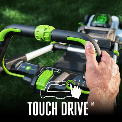 EGO POWER+ Electric Lawn Mower, Self-Propelled Cordless with Select Cut and Touch Drive, Includes (2) 56V 6.0Ah Batteries and Rapid Charger - LM2134SP-2