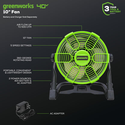 Greenworks 40V 21" Brushless Cordless (Self-Propelled) Lawn Mower (75+ Compatible Tools), 5.0Ah Battery and Charger Included