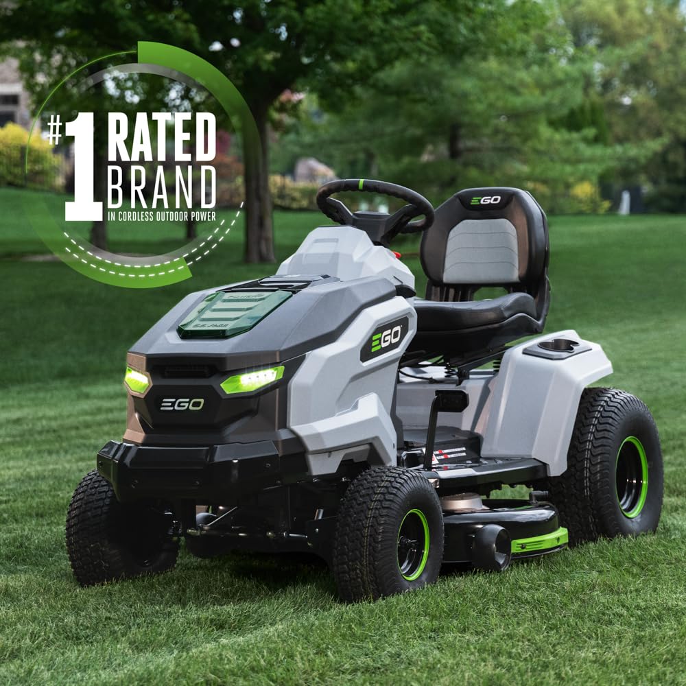 EGO POWER+ Z6 Zero Turn Riding Lawn Mower, 42" Deck, Includes (6) 56V 6.0Ah Batteries and 880W Charger - ZT4214L