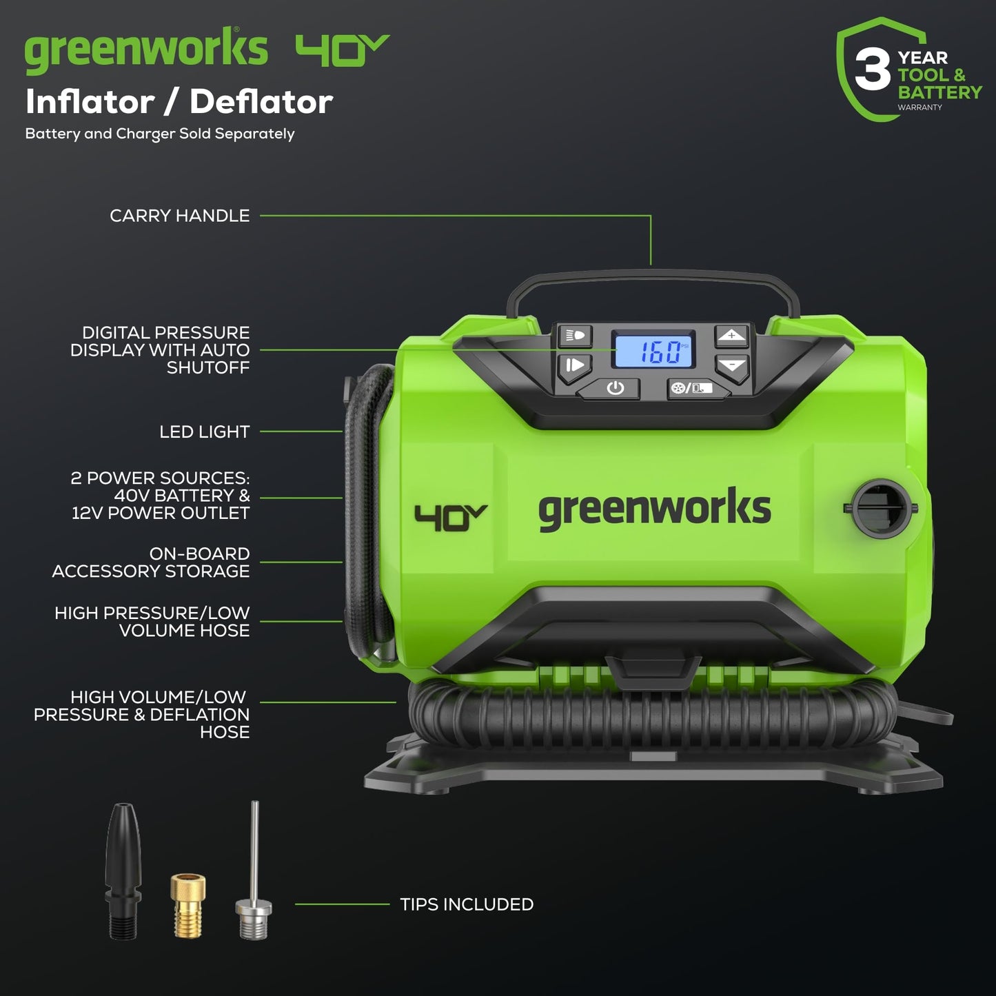 Greenworks 40V 21" Brushless Cordless (Self-Propelled) Lawn Mower (75+ Compatible Tools), 5.0Ah Battery and Charger Included