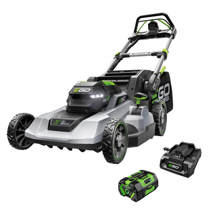 EGO POWER+ Electric Lawn Mower, Self-Propelled Cordless with Select Cut and Touch Drive, Includes (2) 56V 6.0Ah Batteries and Rapid Charger - LM2134SP-2