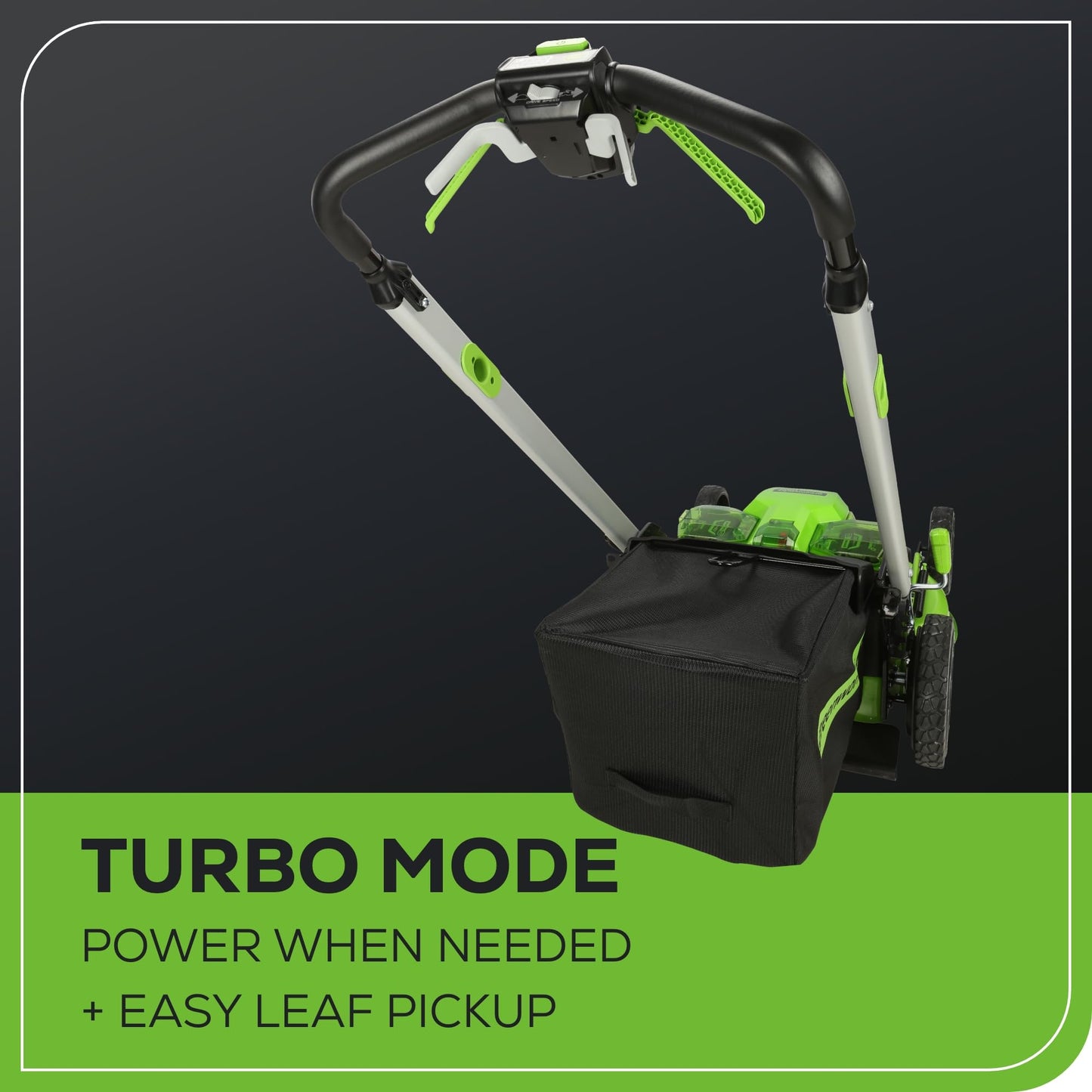 Greenworks 60V 21" Self-Propelled Cordless Lawn Mower, Brushless Motor, LED Lights, Includes 2X 4.0Ah Batteries & Rapid Dual-Port Charger(75+ Tool Compatibility, 45Min Runtime)