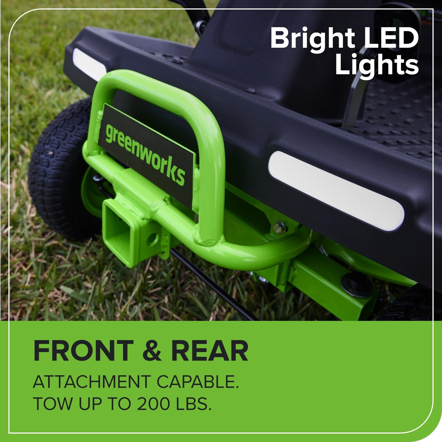 Greenworks 60V 60" Zero Turn, (2) 20.0Ah + (4) 10.0Ah Batteries + Wall Charger