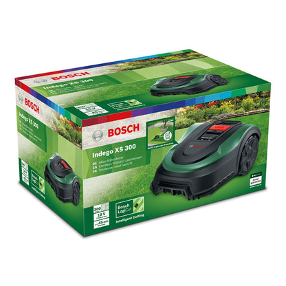 Bosch Robotic Lawnmower Indego M 700 (with 18V battery, docking station included, cutting width 19 cm, for lawns of up to 700 m², in carton packaging)