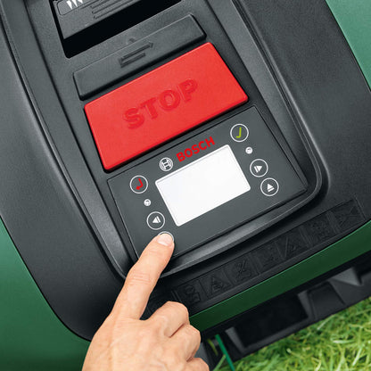 Bosch Robotic Lawnmower Indego M 700 (with 18V battery, docking station included, cutting width 19 cm, for lawns of up to 700 m², in carton packaging)