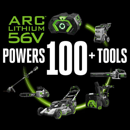 EGO POWER+ Electric Lawn Mower, Self-Propelled Cordless with Select Cut and Touch Drive, Includes (2) 56V 6.0Ah Batteries and Rapid Charger - LM2134SP-2