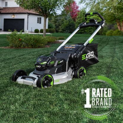 EGO POWER+ Electric Lawn Mower, Self-Propelled Cordless with Select Cut and Touch Drive, Includes (2) 56V 6.0Ah Batteries and Rapid Charger - LM2134SP-2