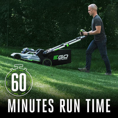 EGO POWER+ Electric Lawn Mower, Self-Propelled Cordless with Select Cut and Touch Drive, Includes (2) 56V 6.0Ah Batteries and Rapid Charger - LM2134SP-2