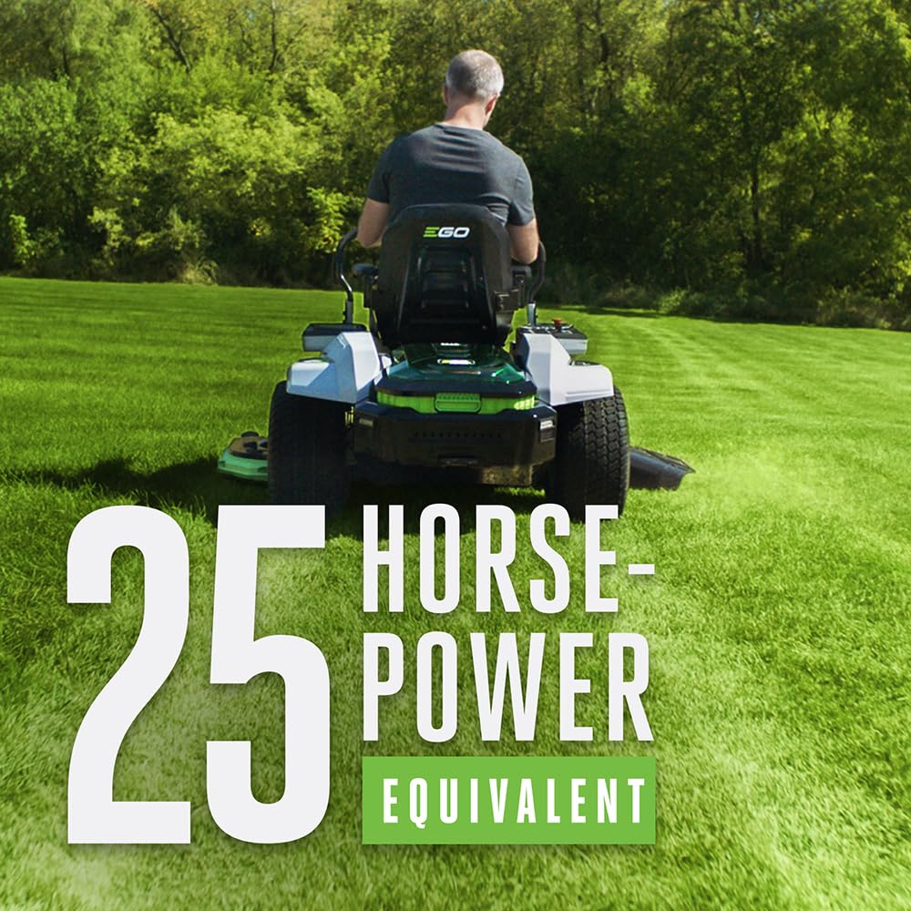 EGO POWER+ Z6 Zero Turn Riding Lawn Mower, 42" Deck, Includes (6) 56V 6.0Ah Batteries and 880W Charger - ZT4214L
