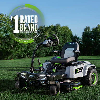 EGO POWER+ Z6 Zero Turn Riding Lawn Mower, 42" Deck, Includes (6) 56V 6.0Ah Batteries and 880W Charger - ZT4214L