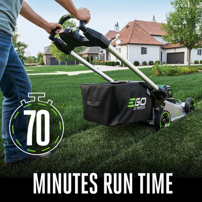 EGO POWER+ Electric Lawn Mower, Self-Propelled Cordless with Select Cut and Touch Drive, Includes (2) 56V 6.0Ah Batteries and Rapid Charger - LM2134SP-2