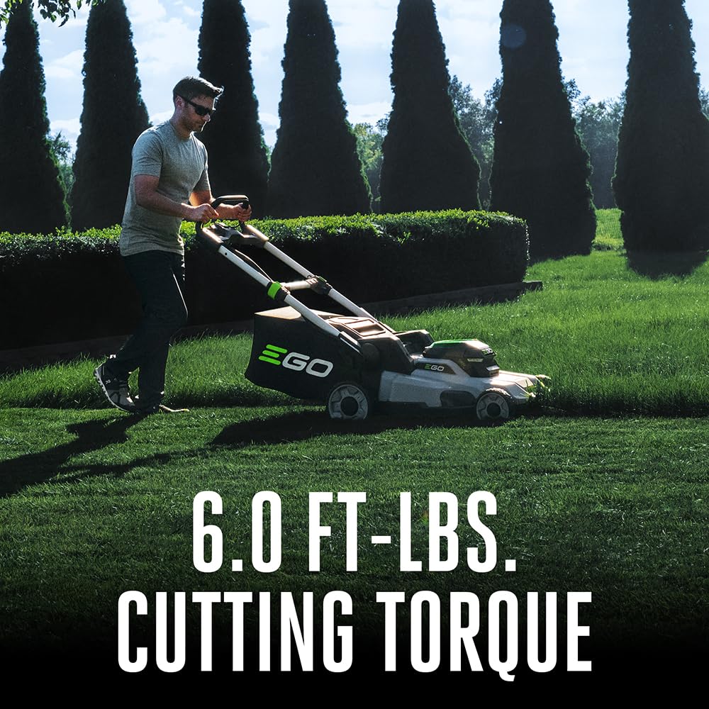 EGO POWER+ Electric Lawn Mower, Cordless, Includes 56V 6.0Ah Battery And 320W Charger - LM2114