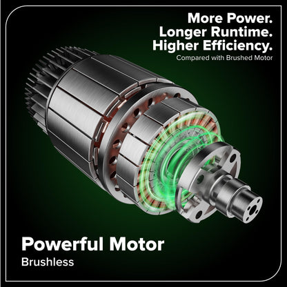 Greenworks 48V (24V x 2) 21" Brushless Cordless (Self-Propelled) Lawn Mower (LED Headlight), (2) 5.0Ah Batteries and Dual Port Rapid Charger Included (200+ Compatible Tools)