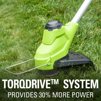 Greenworks 48V (2x24V) Electric Lawn Mower Combo Kit: 20"Steel Deck Push Mower, 12" String Trimmer, 320 CFM Blower, 3 Batteries & 2 Chargers, 3-Year Warranty.