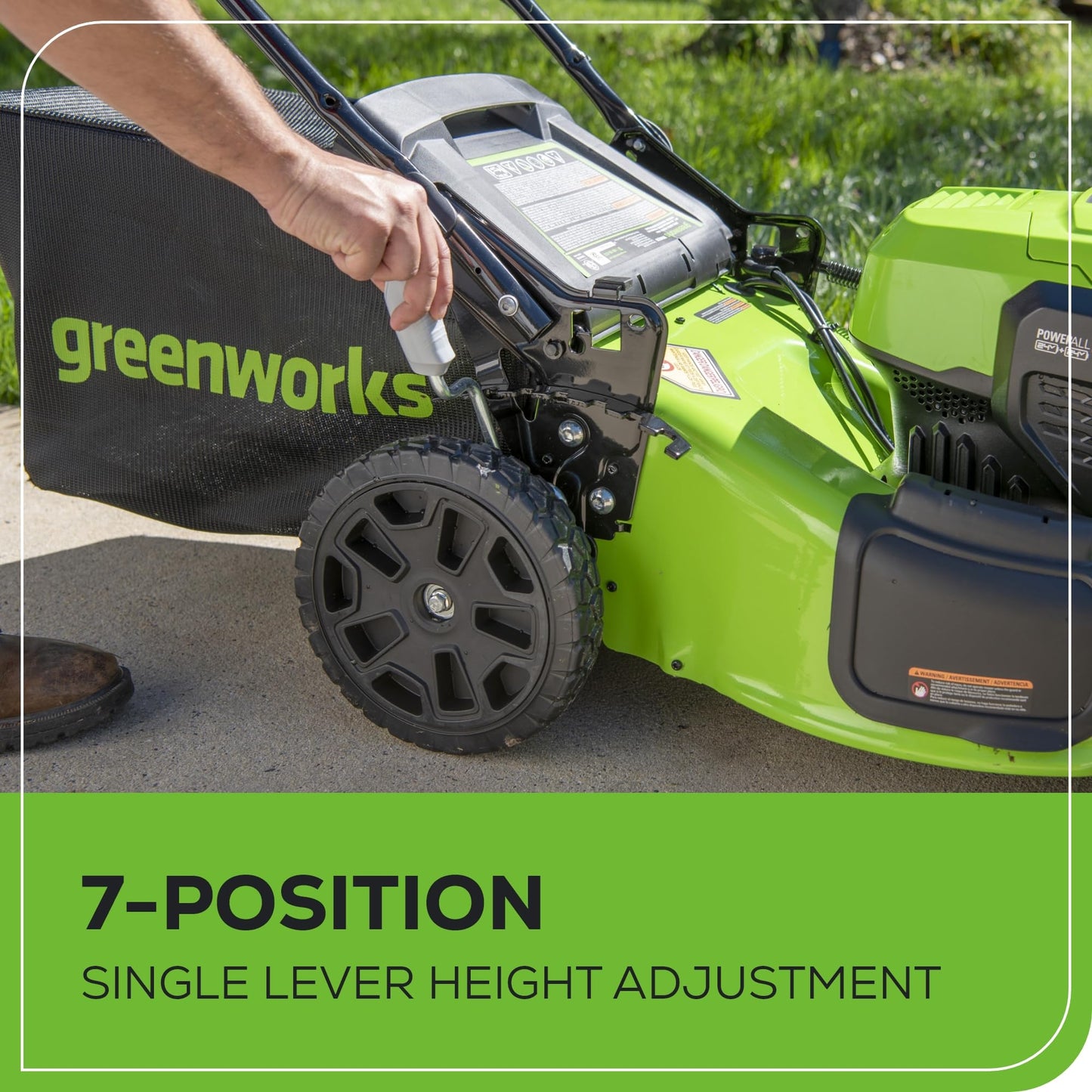 Greenworks 48V (2x24V) Electric Lawn Mower Combo Kit: 20"Steel Deck Push Mower, 12" String Trimmer, 320 CFM Blower, 3 Batteries & 2 Chargers, 3-Year Warranty.
