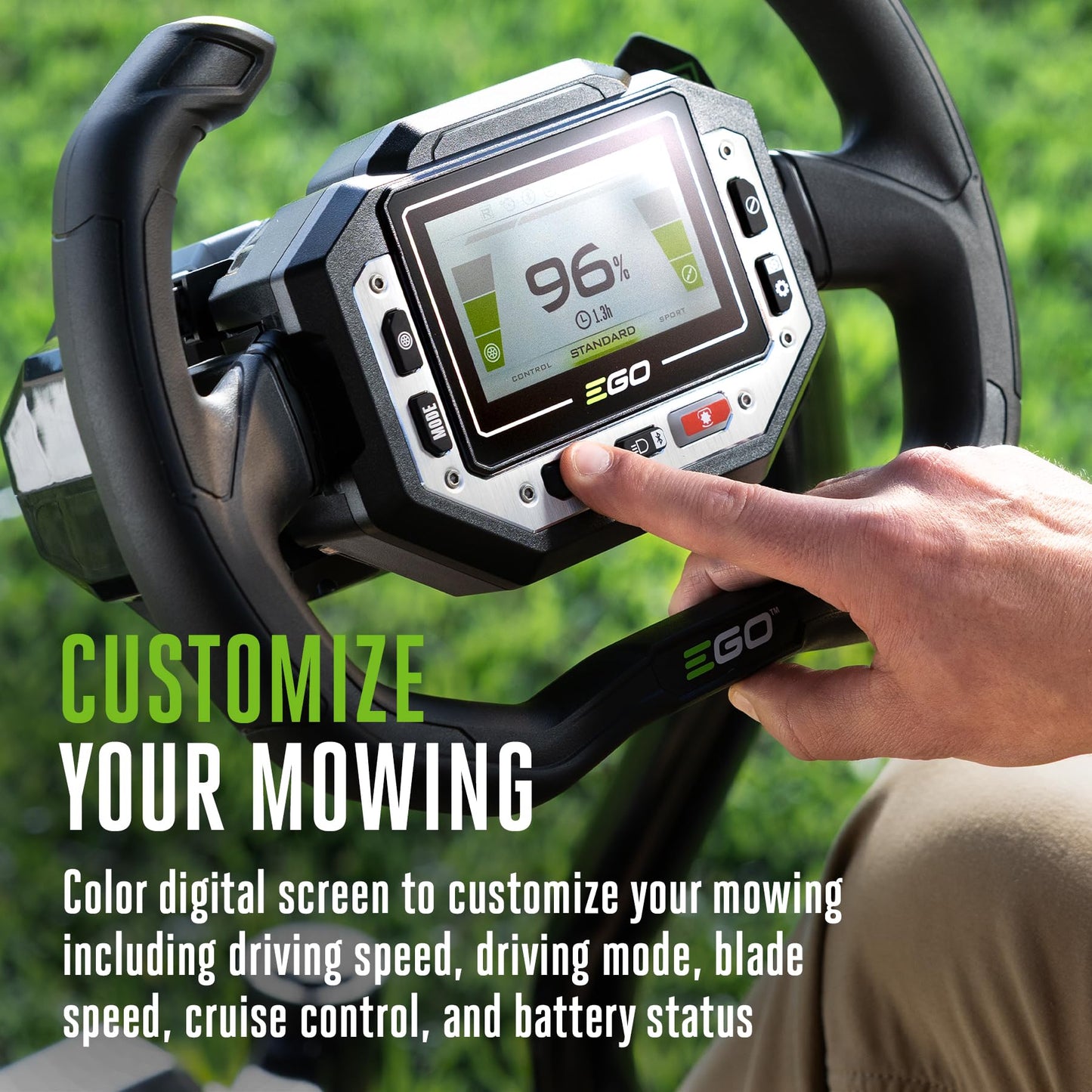 EGO POWER+ Z6 Zero Turn Riding Lawn Mower, 42" Deck, Includes (6) 56V 6.0Ah Batteries and 880W Charger - ZT4214L