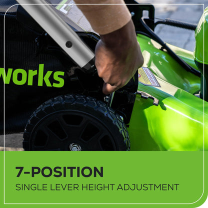 Greenworks 80V 21" Brushless Cordless (Self-Propelled) Lawn Mower (75+ Compatible Tools), 4.0Ah Battery and 60 Minute Rapid Charger Included