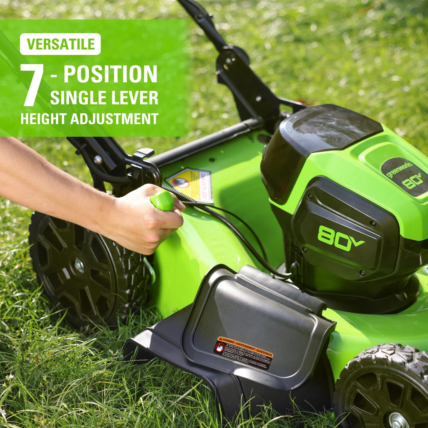 Greenworks 80V 42" CROSSOVERZ Zero Turn Lawn Mower, (4) 5.0Ah Batteries and (600W) Plug in Charger