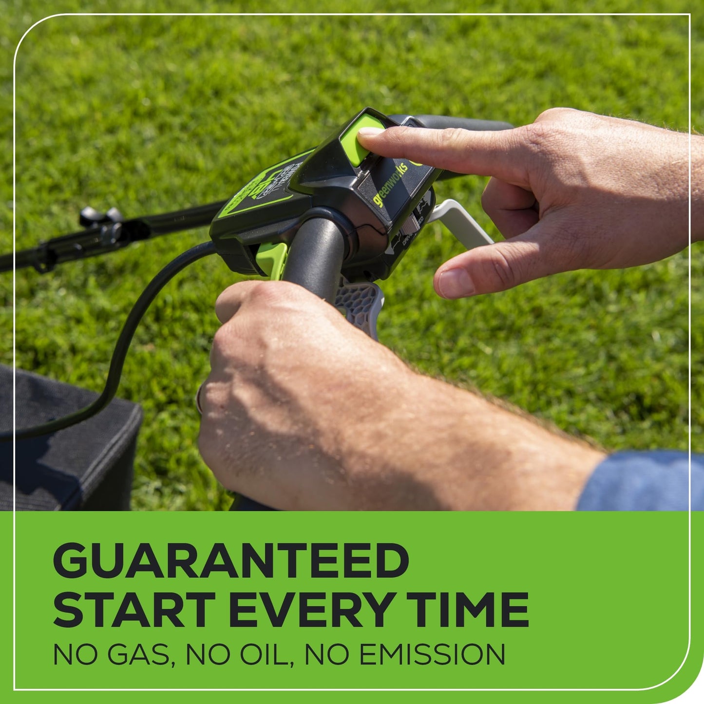 Greenworks 48V (24V x 2) 21" Brushless Cordless (Self-Propelled) Lawn Mower (LED Headlight), (2) 5.0Ah Batteries and Dual Port Rapid Charger Included (200+ Compatible Tools)
