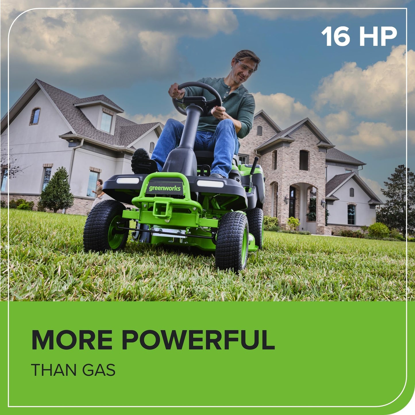 Greenworks 60V 60" Zero Turn, (2) 20.0Ah + (4) 10.0Ah Batteries + Wall Charger