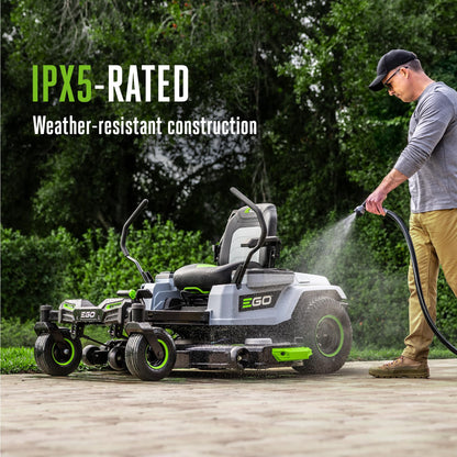 EGO POWER+ Z6 Zero Turn Riding Lawn Mower, 42" Deck, Includes (6) 56V 6.0Ah Batteries and 880W Charger - ZT4214L