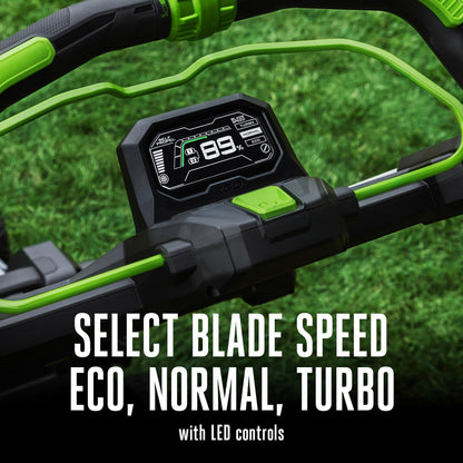 EGO POWER+ Electric Lawn Mower, Self-Propelled Cordless with Select Cut and Touch Drive, Includes (2) 56V 6.0Ah Batteries and Rapid Charger - LM2134SP-2
