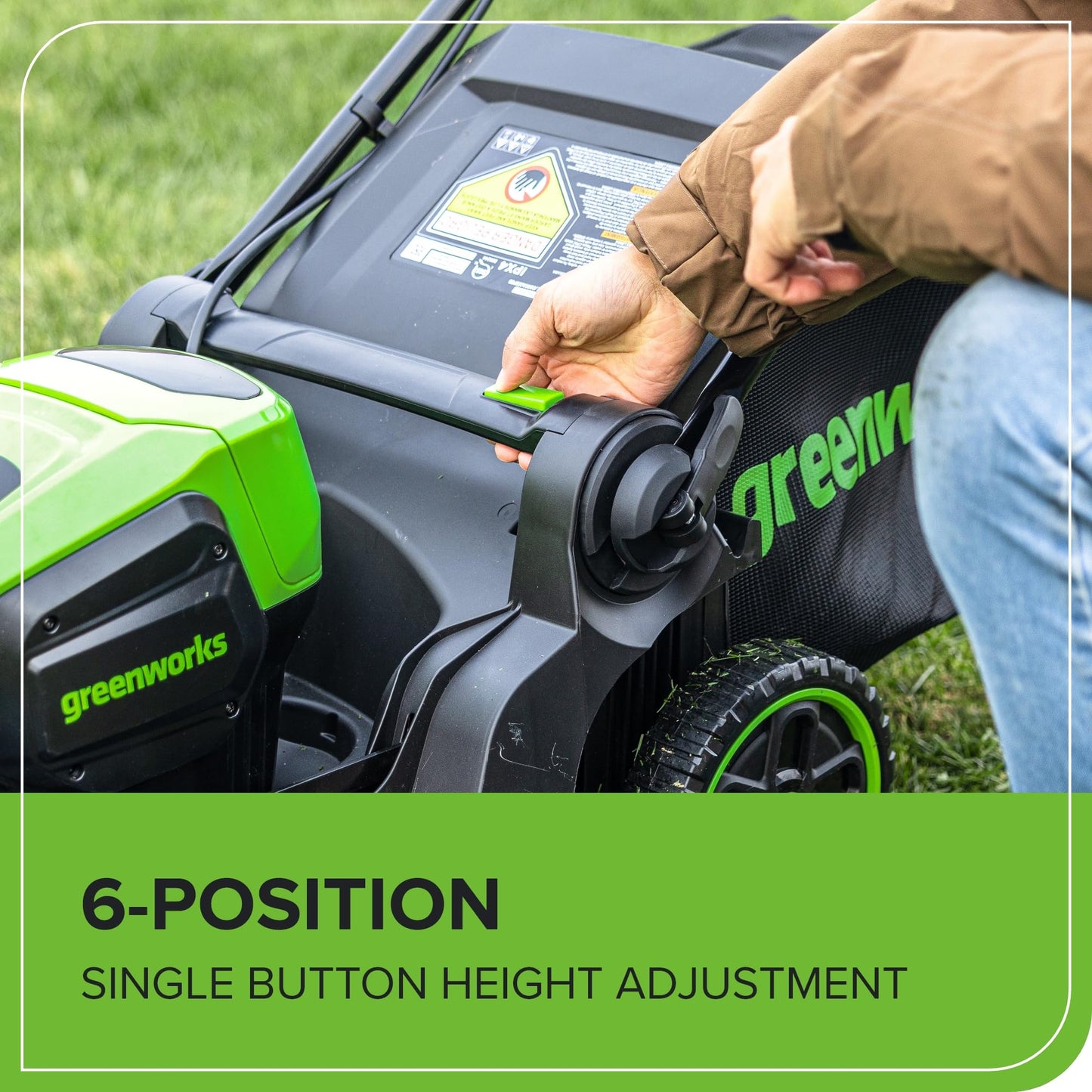 Greenworks 60V 21" Self-Propelled Cordless Lawn Mower, Brushless Motor, LED Lights, Includes 2X 4.0Ah Batteries & Rapid Dual-Port Charger(75+ Tool Compatibility, 45Min Runtime)