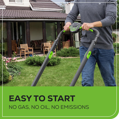 Greenworks 40V 21" Self-Propelled Cordless Lawn Mower – Brushless Motor, 5.0Ah Battery & Charger(75+ Tool Compatible)
