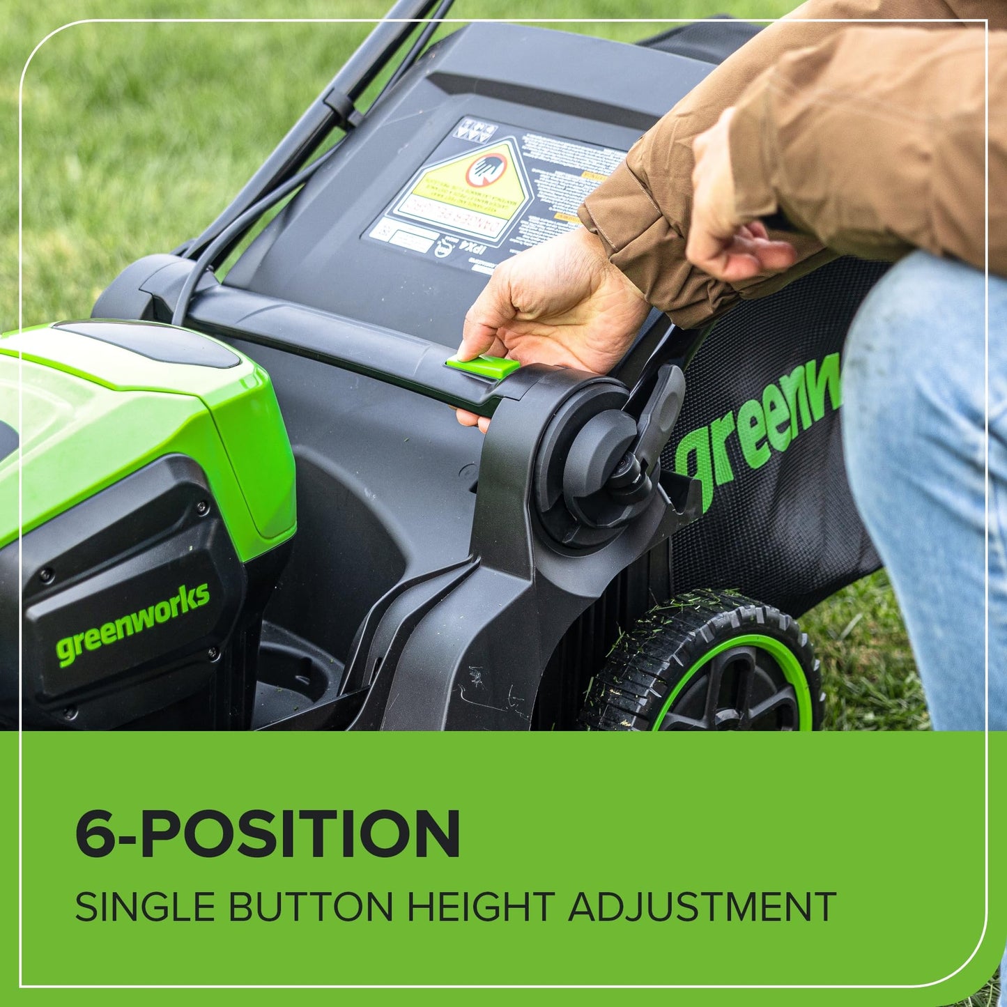 Greenworks 60V 21" Self-Propelled Cordless Lawn Mower, Brushless Motor, LED Lights, Includes 2X 4.0Ah Batteries & Rapid Dual-Port Charger(75+ Tool Compatibility, 45Min Runtime)