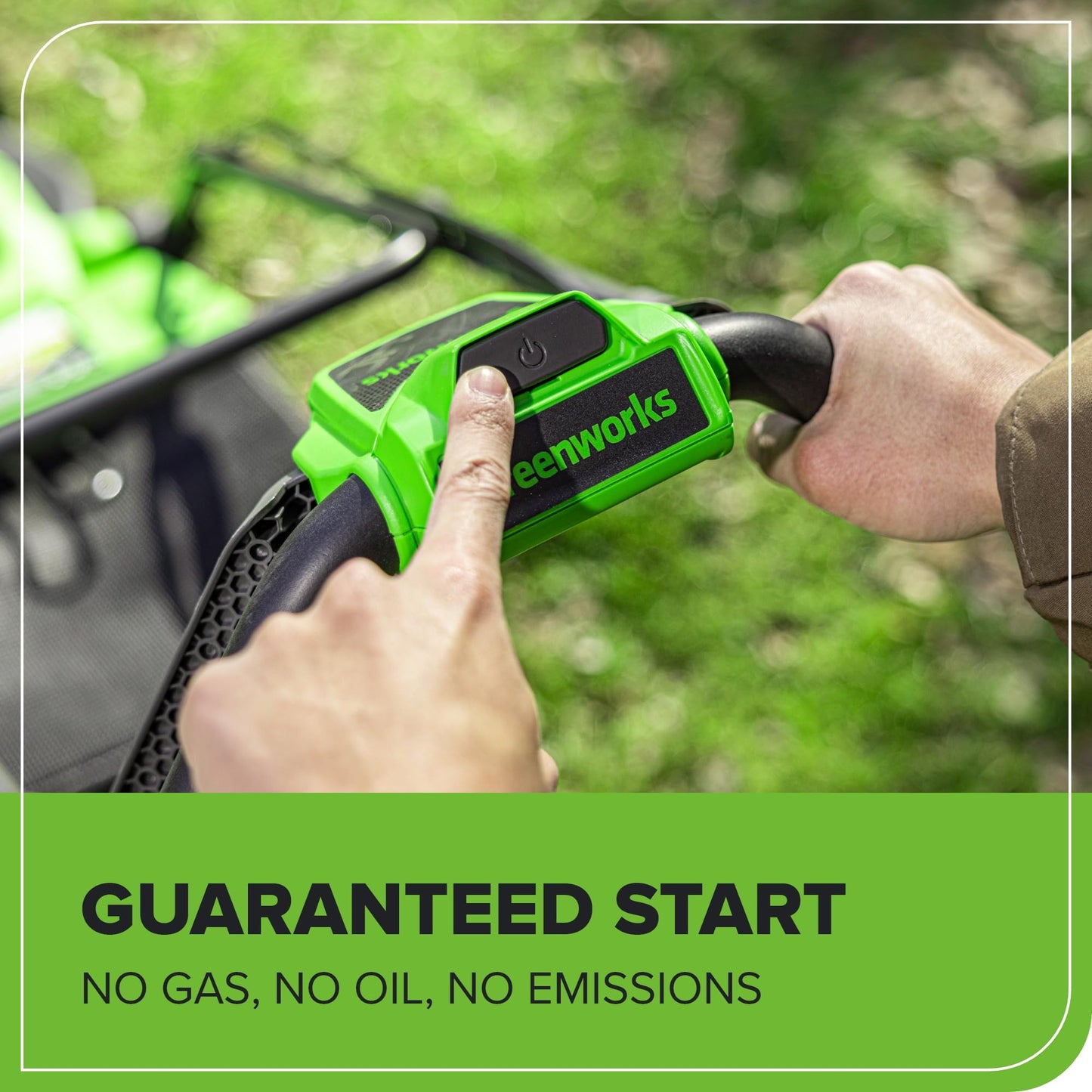 Greenworks 40V 21" Self-Propelled Cordless Lawn Mower – Brushless Motor, 5.0Ah Battery & Charger(75+ Tool Compatible)