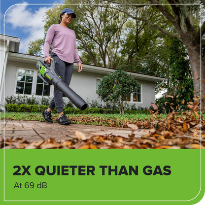 Greenworks 60V 21" Self-Propelled Cordless Lawn Mower, Brushless Motor, LED Lights, Includes 2X 4.0Ah Batteries & Rapid Dual-Port Charger(75+ Tool Compatibility, 45Min Runtime)